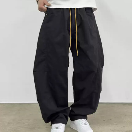 Mens Cargo Jogger Pants American Outdoor Multi Pocket Loose Baggy Lightweight Casual Trendy Fashion Hiking Streetwear Pants