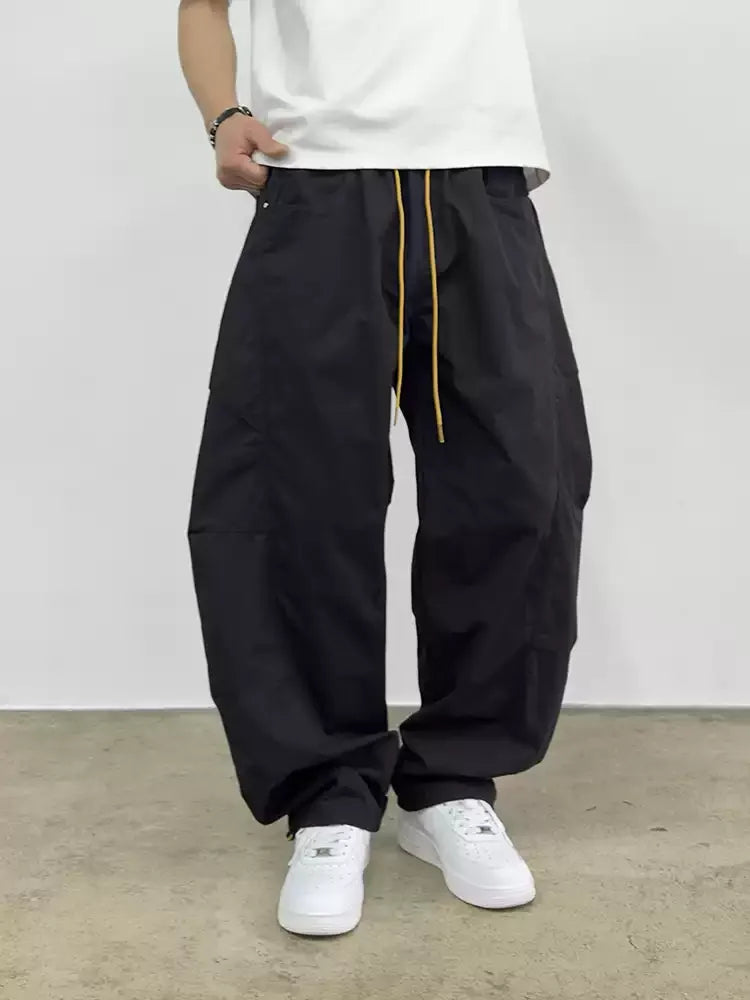 Mens Cargo Jogger Pants American Outdoor Multi Pocket Loose Baggy Lightweight Casual Trendy Fashion Hiking Streetwear Pants