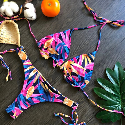 RUOTONGSEPT Bikini da Donna 2022 Nuovo Costume da Bagno Femminile Sexy Set Bikini Push-up per Nuoto e Bagno platinumshop