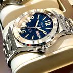 Steel Silver Blue
