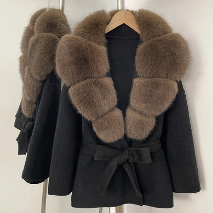 Fur Coat Eco-friendly Winter Clothes Woman Jacket with Fur Korean Reviews Many Clothes Outer Coat Ladies Outerwears Faux Fur