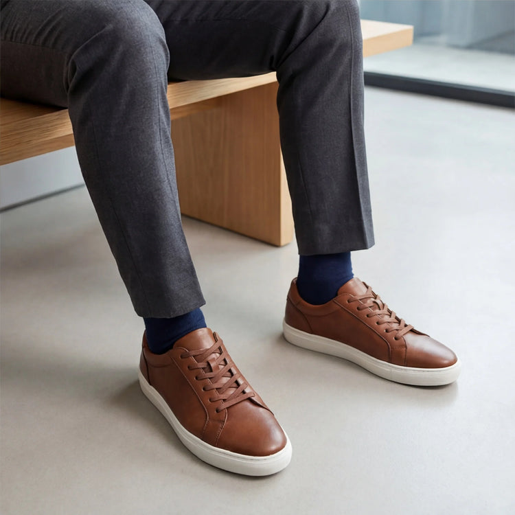 Men's Sneakers And Casual Shoes Plain Design Shoes For Man Casual Wear Man Shoes Contrast Sole Casual Style