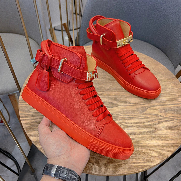 Male Genuine Natural Leather Shoes Luxury Brand Comfortable Casual White Designer High Quality Sneakers Gifts For Man Original