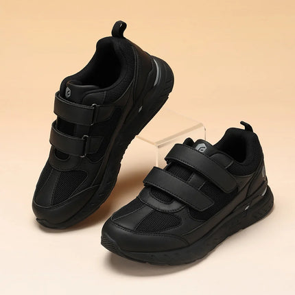 Scarpe da ginnastica FitVille da uomo a punta larga, basse, antiscivolo, leggere, per piedi gonfi, con supporto per l'arco plantare