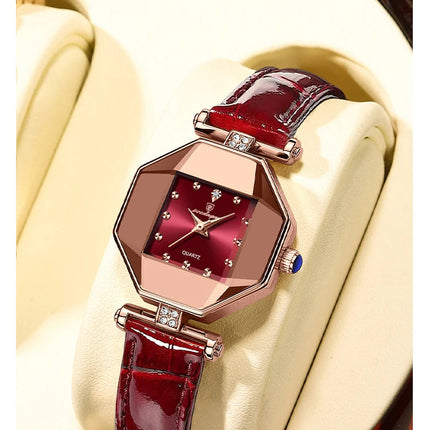 POEDAGAR Orologio da donna di alta qualità Orologi al quarzo in pelle impermeabile per donna Orologio da polso da donna casual di moda di lusso regalo Reloj platinumshop