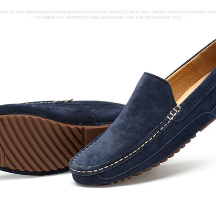 Mocassini da uomo in pelle scamosciata di lusso 2022 scarpe casual da uomo scarpe da barca fatte a mano da uomo Slipon scarpe da guida mocassini maschili Zapatos