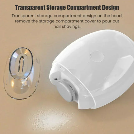 Electric Nail Clipper Cutter With LED Light Rechargeable Nail Cutter Manicure For Baby Adult Nail Polish Manicure Tool Nail Care