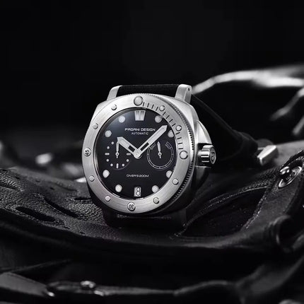 Orologi da Polso Meccanici PAGANI DESIGN con Vetro Zaffiro e Rivestimento AR, Orologio di Lusso da Uomo, Movimento CAL.2C10