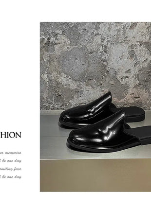 Nuovi Mocassini da Uomo 2026, Scarpe Eleganti di Lusso in Pelle Verniciata, Antiscivolo, per Esterni, Estive, Fatti a Mano