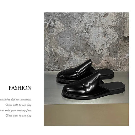 Nuovi Mocassini da Uomo 2026, Scarpe Eleganti di Lusso in Pelle Verniciata, Antiscivolo, per Esterni, Estive, Fatti a Mano