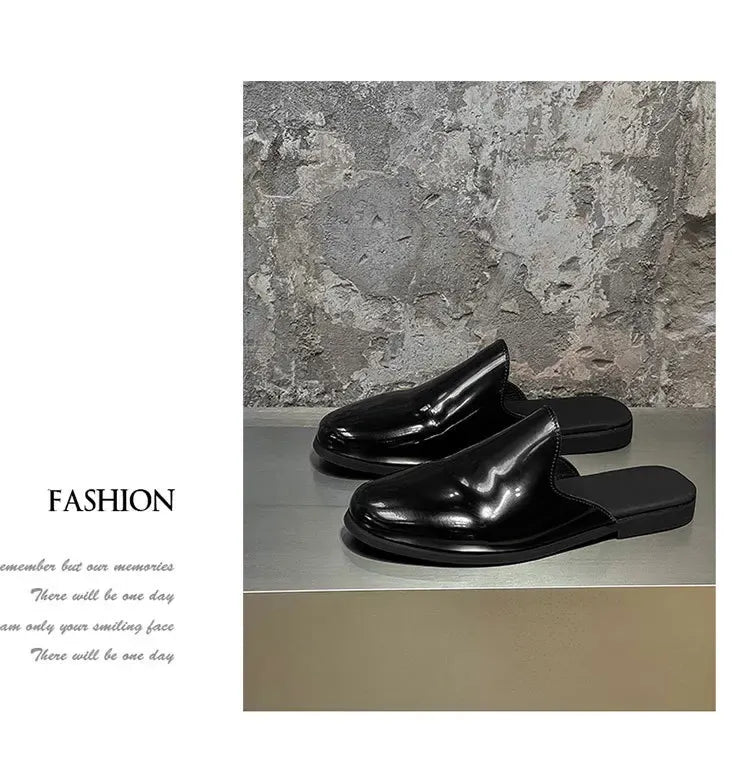 Nuovi Mocassini da Uomo 2026, Scarpe Eleganti di Lusso in Pelle Verniciata, Antiscivolo, per Esterni, Estive, Fatti a Mano