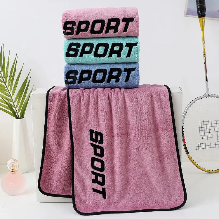 Asciugamano sportivo da palestra Asciugamano da bagno in fibra ultrafine Allenamento Yoga Asciugamani da spiaggia Asciugatura rapida Esercizio Assorbimento del sudore Asciugamano ad asciugatura rapida