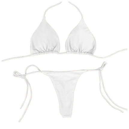 Costume da Bagno Estivo da Donna, Set Bikini Sexy con Reggiseno Imbottito Push-up e Perizoma, Due Pezzi, Abbigliamento da Spiaggia, Costume da Bagno Femminile Sexy platinumshop