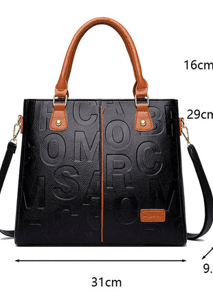 PU Leather Casual Crossbody Bags for Women Ladies Luxury Designer Tote Handbag Female Large Capacity Travel Shoulder Bag Sac PlatiNum