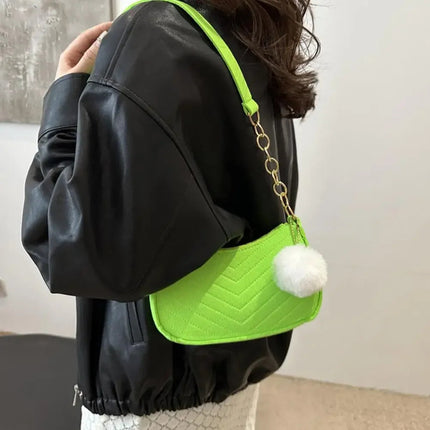 Mini Women Shoulder Bags Fashion Felt Women's Bag Design Advanced Underarm Handbags Mini Saddle Bag PlatiNum