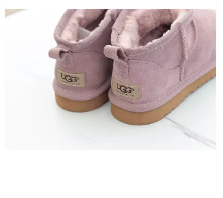 New Snow Boots Women's Winter Boots Cotton Shoes Anti slip Waterproof Round Head Princess Series