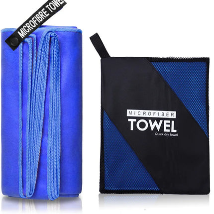 Serviette de Sport à Séchage Rapide 40x80/80x160CM Bleu Gris Vert Orange pour Natation Salle de Sport Fitness Camping Course Plage