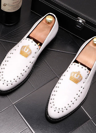 Nuovo arrivo scarpe da uomo Designer di lusso in pelle Casual Driving Oxfords Flats Shoes mocassini da uomo mocassini scarpe italiane per uomo