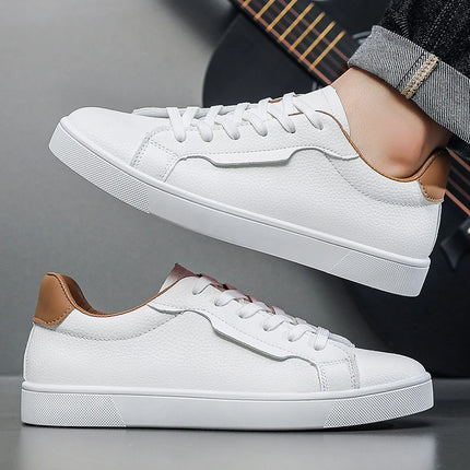 Leather Men's Sports Shoes - Casual Style, Breathable Men's Shoes, Anti-slip and Comfortable, Men's Casual Sneakers