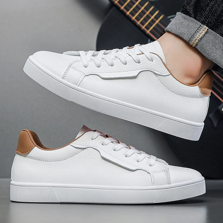 Leather Men's Sports Shoes - Casual Style, Breathable Men's Shoes, Anti-slip and Comfortable, Men's Casual Sneakers
