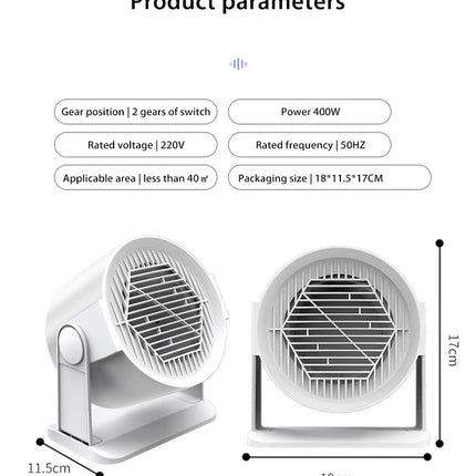 Mini Electric Heater Quick Heating Overheating Protection Home Electric Heater Desktop Small Warm Air Heater Indoor Office