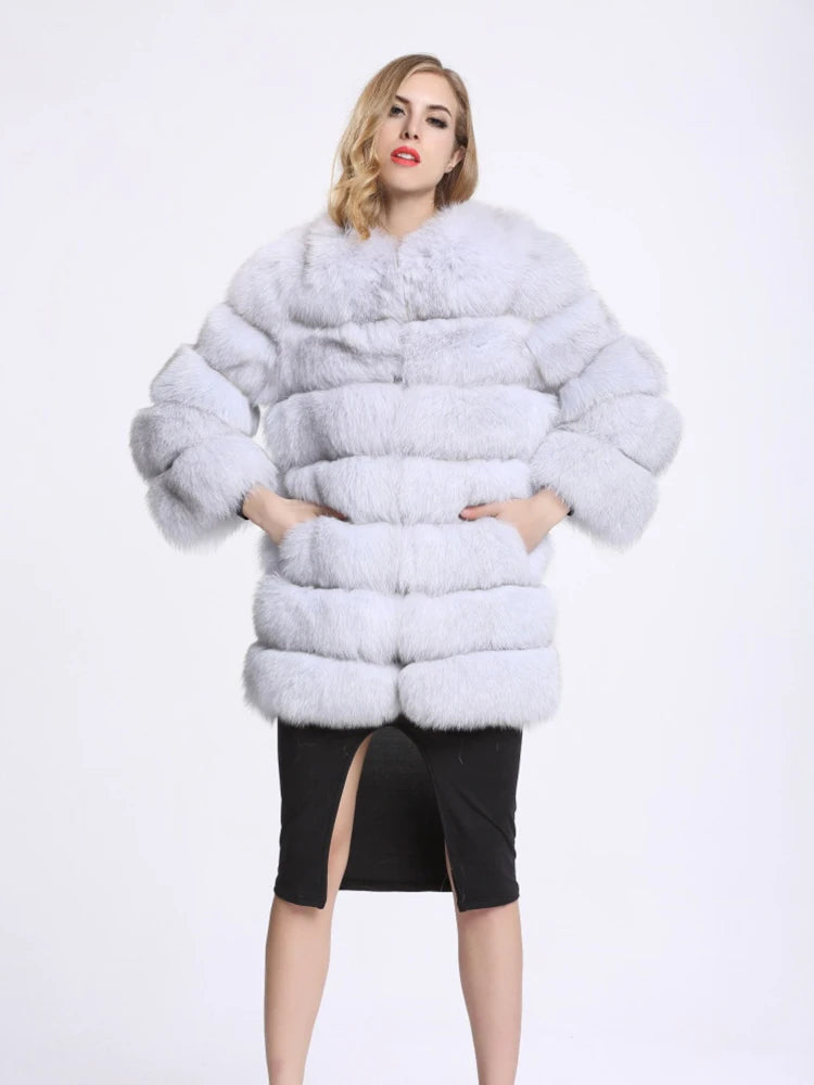 ZADORIN Winter Luxury Long Mink Fur Coats Woman Warm Faux Fur Coat Long Sleeve Fluffy Fur Jacket Woman Overcoat Fur Faux Coat