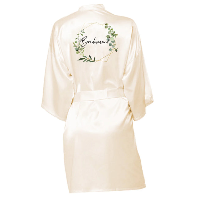 Vestaglia da Damigella d'Onore in Raso di Seta per Donna, Vestaglie da Sposa, Vestaglie per la Squadra della Sposa, Vestaglia da Bagno, Abbigliamento da Notte, Vestito in Seta