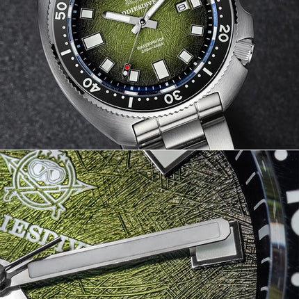 ADDIESDIVE NEW Men's Watch Sapphire Glass AR Coated Quartz Watches AD2511 Reloj Hombre 20Bar Waterproof Luminous Diving Watches