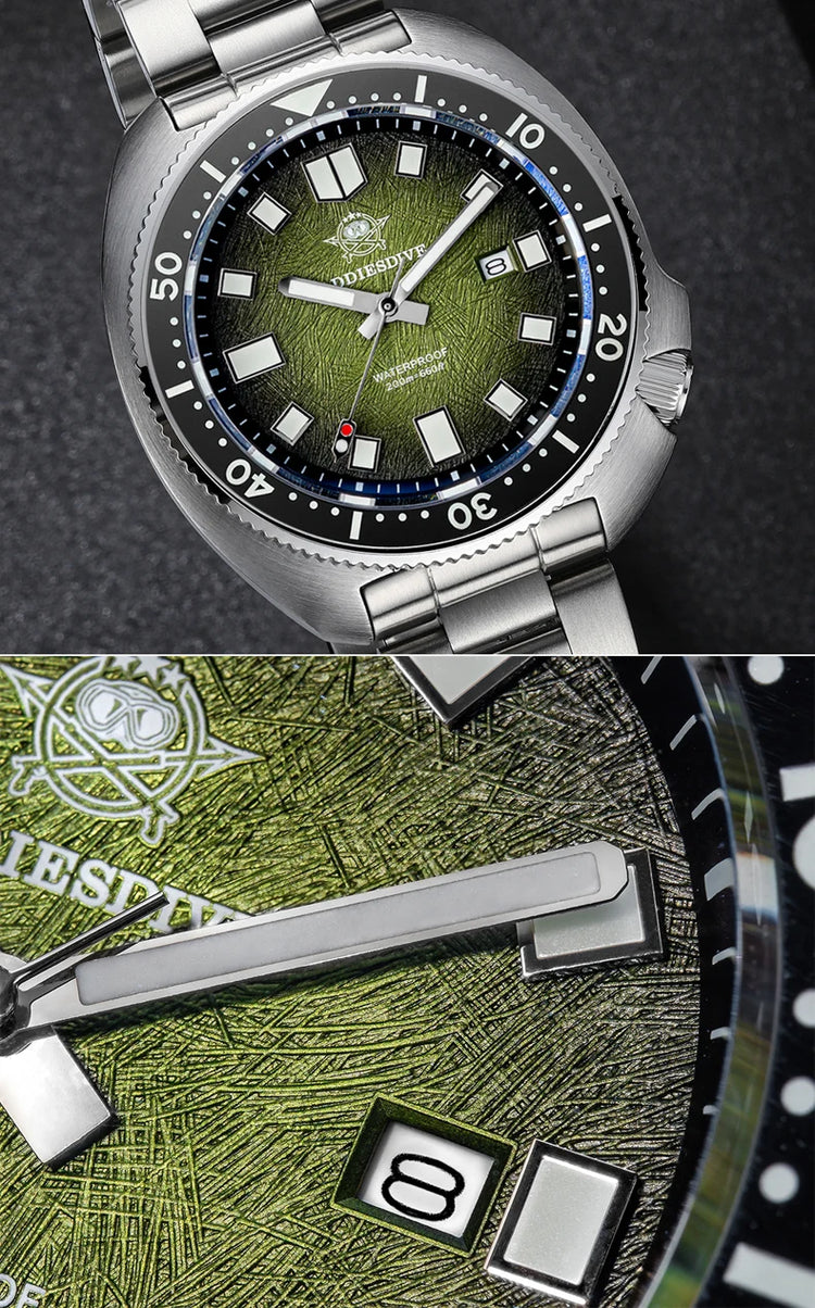 ADDIESDIVE NEW Men's Watch Sapphire Glass AR Coated Quartz Watches AD2511 Reloj Hombre 20Bar Waterproof Luminous Diving Watches