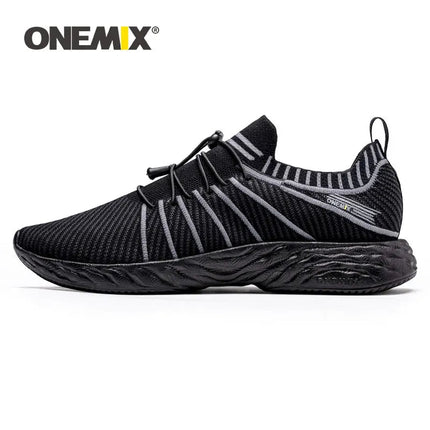 ONEMIX Moda Runningg Scarpe Per gli uomini Scarpe Da Ginnastica In Pelle Cuscino D'aria Da Jogging Calzature Outdoor A Piedi di Fitness scarpe Da Ginnastica Scarpe Sportive PlatiNum