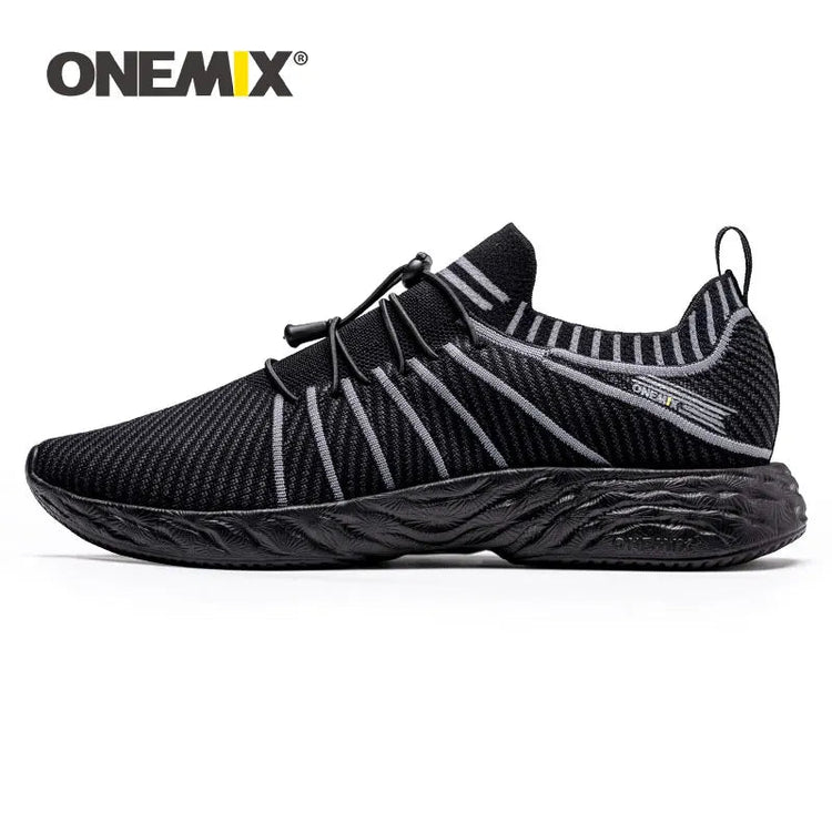ONEMIX Moda Runningg Scarpe Per gli uomini Scarpe Da Ginnastica In Pelle Cuscino D'aria Da Jogging Calzature Outdoor A Piedi di Fitness scarpe Da Ginnastica Scarpe Sportive PlatiNum