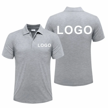 Summer Casual Polo Shirt Breathable Economical Custom Polo for Company Staff Work Polo Shirt with Custom Logo Print Embroidery