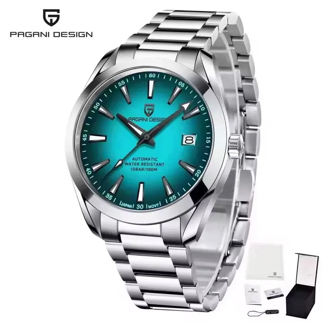 PAGANI DESIGN 2026 Sky Blue 40MM A150 Orologio Meccanico Automatico in Acciaio Inossidabile Impermeabile con Vetro Zaffiro per Uomo