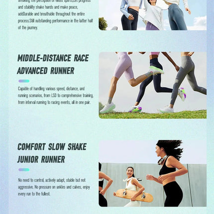 IRUNSVAN Surface 2000 Nylon Running Shoes for men Professional High Springback Training Women Outdoor Fitness Sport Shoes  ﻿ PlatiNum