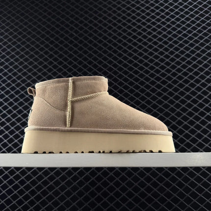 HOE NEW Women's Boots casual shoes low-top leather comfortable warm fashionable height increase wear-resistant soft Size 36-41
