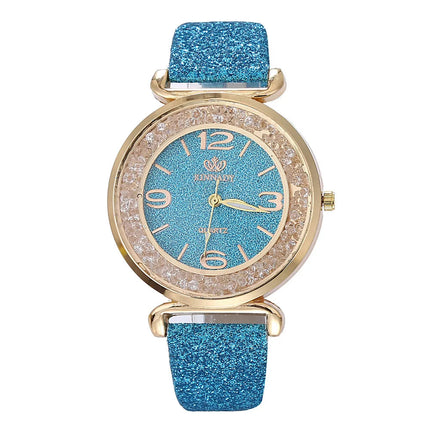 Orologio da donna di marca di lusso Orologio da polso al quarzo da donna con cassa rotonda Orologi da donna Orologio da festival Regalo di San Valentino platinumshop