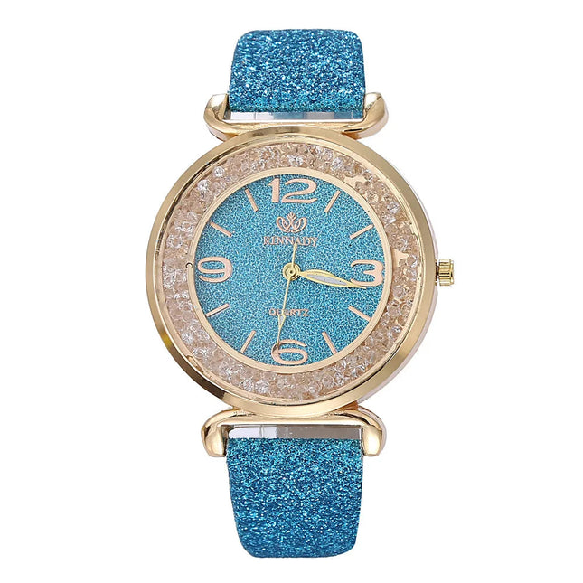 Orologio da donna di marca di lusso Orologio da polso al quarzo da donna con cassa rotonda Orologi da donna Orologio da festival Regalo di San Valentino platinumshop