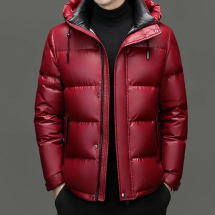 New arrival winter jacket 90% white duck down jackets men,mens thicken warm parkas winter down coat,autumn hooded parkas men