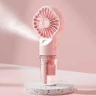 Ventilatore spray portatile portatile Mini umidificatore Ventilatore 4 velocità Potente vento USB ricaricabile Ventilatore nebulizzatore d'acqua Piccolo ventilatore esterno