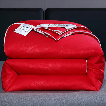 Piumino in seta di gelso naturale piumino matrimoniale King Size di lusso trapunta invernale estiva biancheria da letto singola coppia biancheria da letto