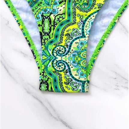 Sexy Push Up Bikini 2024 Costume da bagno donna Due pezzi Costumi da bagno Perizoma femminile Bikini Set Nuoto per costumi da bagno Biquini brasiliano platinumshop