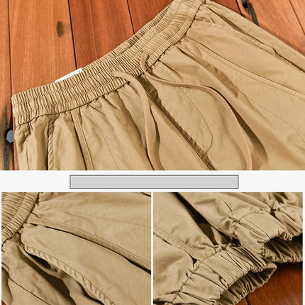 Winter New Thickened 100% Cotton Cargo Velvet Men's Winter Pants Comfortable Soft Keep Warm Retro Street Trousers  AZ640