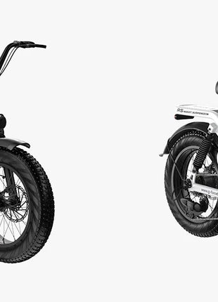 Bicicletta Elettrica G-FORCE RS ST per Tutti i Terreni, Potenza 750W, Batteria 48V15Ah, Bici Elettrica per Adulti, Pneumatici Larghi 20*4 Pollici per Tutti i Terreni