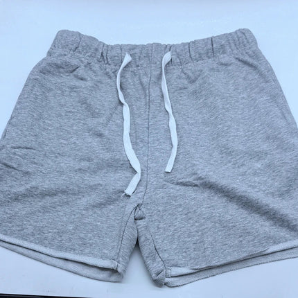 Mens Summer Cotton Sets Loose Sweatshirts Two-piece Kits Training Hoodie Pullover Hooded With Shorts Jogging Suits Streetwears PlatiNum