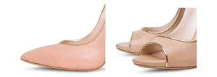 Nuove donne di estate pompe superficiale peep-toe tacchi alti scarpe da donna donna metallo stiletto punta a punta scarpe da donna Zapatos De Mujer platinumshop