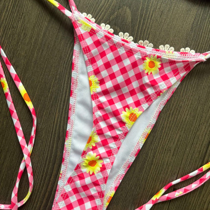 Micro Bikini 2025 Costume da bagno donna sexy Costumi da bagno Perizoma femminile Bikini Set Biquini Costume da bagno Stampa Costumi da bagno Beachwear platinumshop