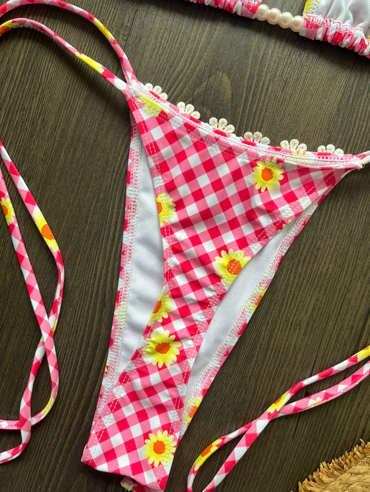 Micro Bikini 2025 Costume da bagno donna sexy Costumi da bagno Perizoma femminile Bikini Set Biquini Costume da bagno Stampa Costumi da bagno Beachwear platinumshop