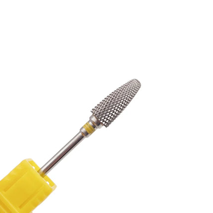 1Pc Bullet Carbide Nail Drill Bits Professional 3/32"Tungsten Flame Nail Bit Manicure Acrylic Gel Remover Nail Accessories Tools
