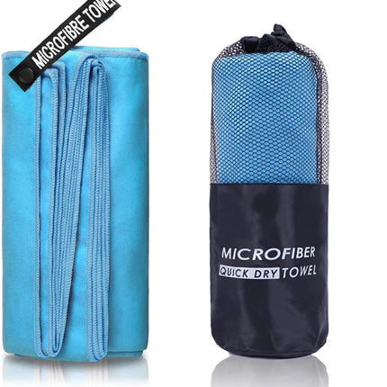 Serviette de Sport à Séchage Rapide 40x80/80x160CM Bleu Gris Vert Orange pour Natation Salle de Sport Fitness Camping Course Plage