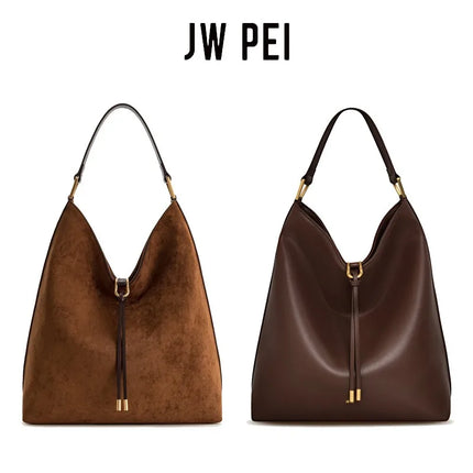 JW PEI 2026 Aria Tote Bag New Large Capacity Hobo Shoulder Bag Casual Style Women's Underarm Bag Luxury Designer Handbag